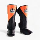 RAJA ラジャ レッグガード シンガード Raja Shin Guards CUT ON (Black/Orange) ブラック オレンジ