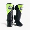 RAJA ラジャ レッグガード シンガード Raja Shin Guards CUT ON (Black/Green Neon) ブラック ネオングリーン