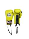 RAJA ラジャ ボクシンググローブ RBGL-1-2 Raja Single lace up (Yellow/Black) レースアップ イエロー ブラック