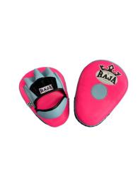 RAJA ラジャ パンチングミット RPM-6 Focus Mitt in curved open finger (Pink/Lightblue) ピンク ライトブルー