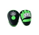 RAJA ラジャ パンチングミット RPM-6A Focus Mitt in curved open finger (Black/Neon green) ブラック ネオングリーン