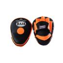 RAJA ラジャ パンチングミット RPM- 6A Focus Mitt in curved open finger (Black/Orange) ブラック オレンジ