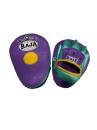 RAJA ラジャ パンチングミット RPM-6A Focus Mitt in curved open finger (Green/Purple/Yellow) グリーン パープル イエロー