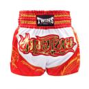 Twins ツインズ キックパンツ ムエタイパンツ TBS-DRAGON-5 White/Red