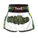 Twins ツインズ キックパンツ ムエタイパンツ TBS-SKULL White