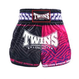Twins ツインズ キックパンツ ムエタイパンツ TBS-MAZE Black/Pink