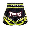 Twins ツインズ キックパンツ ムエタイパンツ TBS-RACING Black/Green