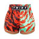 Twins ツインズ キックパンツ ムエタイパンツ TBS-JUNGLE Black/Green