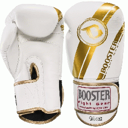 Booster Boxing Gloves BGLV3 WH GL キックボクシンググローブ ホワイト (ゴールド)