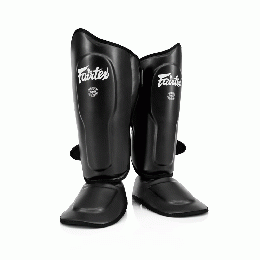 フェアテックス Fairtex シンガード レッグガード ウルトラエルゴ Ultra Ergo Shin Pads 黒 ブラック
