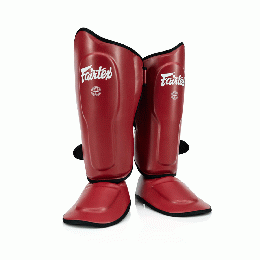 フェアテックス Fairtex シンガード レッグガード ウルトラエルゴ Ultra Ergo Shin Pads 赤 レッド