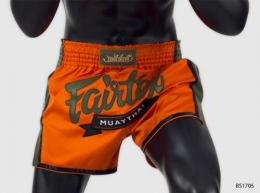 フェアテックス Fairtex キックパンツ ムエタイパンツ スリムカット ショーツ BS1705 オレンジ