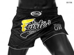 フェアテックス Fairtex キックパンツ ムエタイパンツ スリムカット BS1708 ブラック