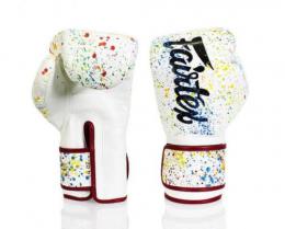 フェアテックス Fairtex ボクシンググローブ 赤白 BGV14PT -Painter-  8oz