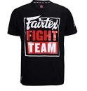 フェアテックス Fairtex ムエタイ Tシャツ Fairtex Fight Team TST51 Black/Red ブラック レッド