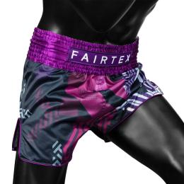 フェアテックス Fairtex X Future LAB コラボ ムエタイ キックパンツ ムエタイパンツ パープル