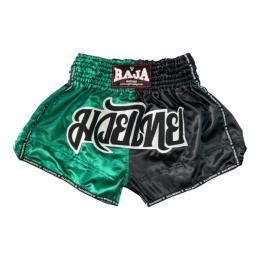 RAJA ラジャ キックパンツ ムエタイ パンツ Double Color (Green/Black) グリーン ブラック