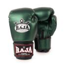 RAJA ラジャ キックボクシング メタリック RAJA Metallic Green Boxing Gloves メタリックグリーン