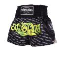 TOPKING トップキングショーツ タイボクシングショーツ ムエタイパンツ SHORT BLACK 246