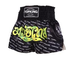 TOPKING トップキングショーツ タイボクシングショーツ ムエタイパンツ SHORT BLACK 246