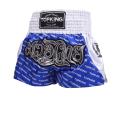 TOPKING トップキングショーツ タイボクシングショーツ ムエタイパンツ WHITE BLUE 246