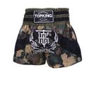 TOPKING トップキングショーツ タイボクシングショーツ ムエタイパンツ COMOUFLAGE GREEN 249