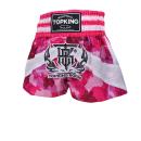 TOPKING トップキングショーツ タイボクシングショーツ ムエタイパンツ COMOUFLAGE PINK 249