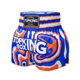 TOPKING トップキングショーツ タイボクシングショーツ ムエタイパンツ BLUE 251