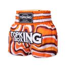 TOPKING トップキングショーツ タイボクシングショーツ ムエタイパンツ ORANGE 251