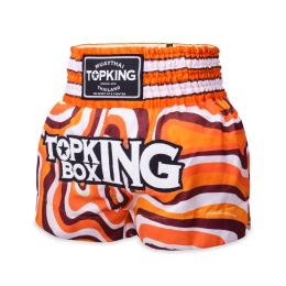 TOPKING トップキングショーツ タイボクシングショーツ ムエタイパンツ ORANGE 251