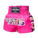 TOPKING トップキングショーツ タイボクシングショーツ ムエタイパンツ PINK 252