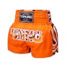 TOPKING トップキングショーツ タイボクシングショーツ ムエタイパンツ ORANGE 252