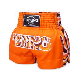 TOPKING トップキングショーツ タイボクシングショーツ ムエタイパンツ ORANGE 252