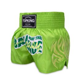TOPKING トップキングショーツ タイボクシングショーツ ムエタイパンツ GREEN 253