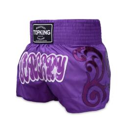 TOPKING トップキングショーツ タイボクシングショーツ ムエタイパンツ PURPLE 257