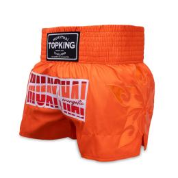 TOPKING トップキングショーツ タイボクシングショーツ ムエタイパンツ ORANGE 258