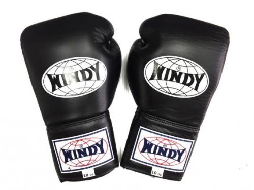 WINDY ウィンディ ひも式 ロープタイプ ボクシンググローブ 黒 black 8 