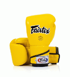 フェアテックス Fairtex アンギュラースパーリングボクシンググローブ BGV6 ANGULAR SPARRING BOXING GLOVES イエロー