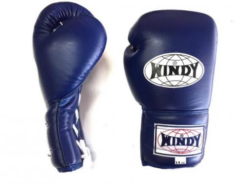 WINDY ウィンディ ひも式 ロープタイプ ボクシンググローブ 青 BLUE 14 