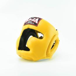 RAJA ラジャ キックボクシング ヘッドガード Head Guard (Yellow) イエロー