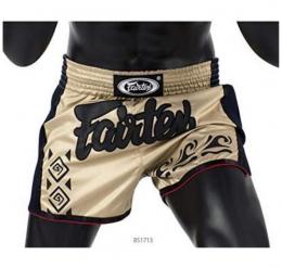 フェアテックス Fairtex キックパンツ ムエタイパンツ スリムカット ワーノン ゴールド