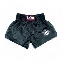 RAJA ラジャ キックパンツ ムエタイ パンツ Classic Muay Thai Shorts RTB11 (Black)