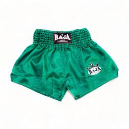 RAJA ラジャ キックパンツ ムエタイ パンツ Classic Muay Thai Shorts RTB11 (Green)