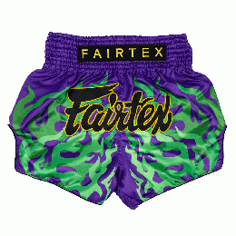 フェアテックス Fairtex キックパンツ ムエタイパンツ ショーツ Jo Nattawut Limited Edition (Purple)