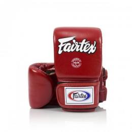 Fairtex フェアテックス トレーニングパンチング バッグ グローブ 親指穴あきタイプ Lサイズ 赤 Red