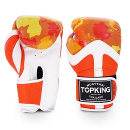 TOPKING トップキング ボクシンググローブ TOPKING GLOVES ORANGE CAMOUFLAGE オレンジ