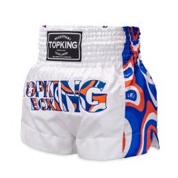 TOPKING トップキングショーツ タイボクシングショーツ ムエタイパンツ BLUE 261