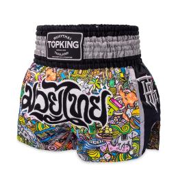 TOPKING トップキングショーツ タイボクシングショーツ ムエタイパンツ BLACK 263