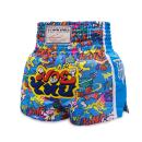 TOPKING トップキングショーツ タイボクシングショーツ ムエタイパンツ X PUCK THAI BOXING SHORTS 01 Light Blue