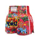 TOPKING トップキングショーツ タイボクシングショーツ ムエタイパンツ X PUCK THAI BOXING SHORTS 01 RED